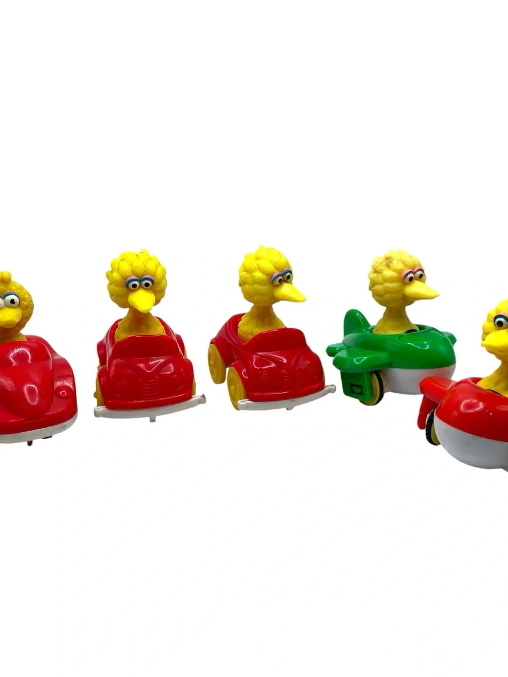 Sesame Street Vintage Illco and Applause Character Vehicles Big Bird and Friends